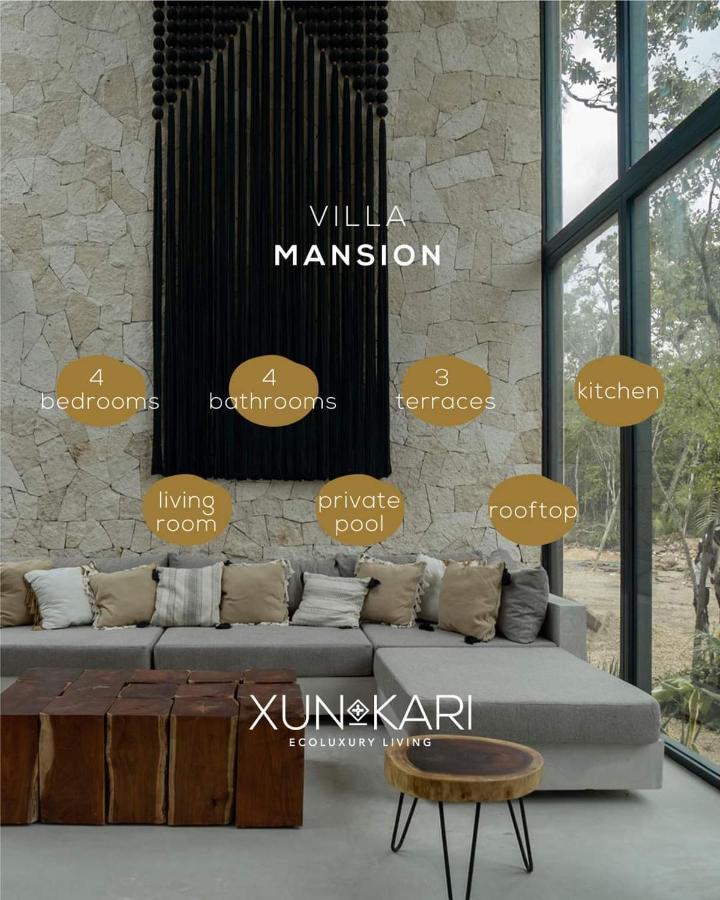 Villa Xuncari En El Corazon De La Selva Tulum Dış mekan fotoğraf